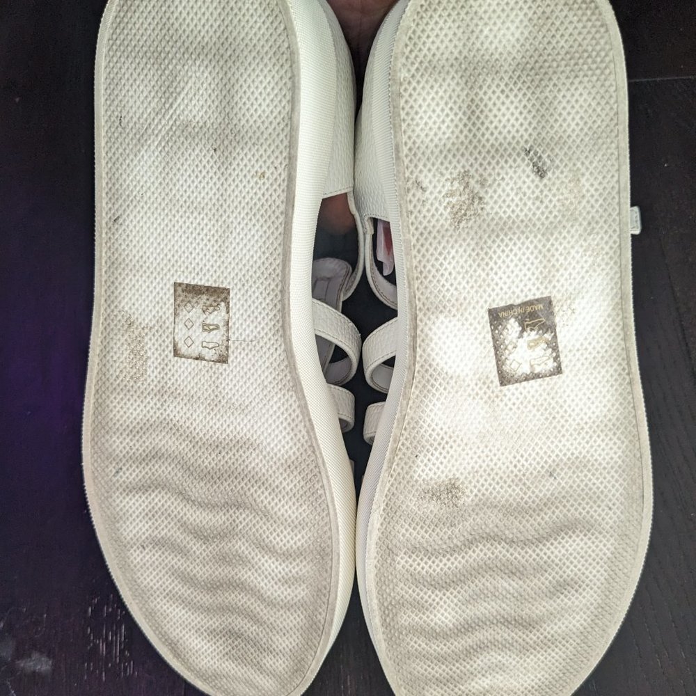 Women's White Strap Fisherman Platform Shoe - Picture 6 of 7